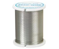 JEWELLERY BEADING WIRE 28 GUAGE X 22M SILVER