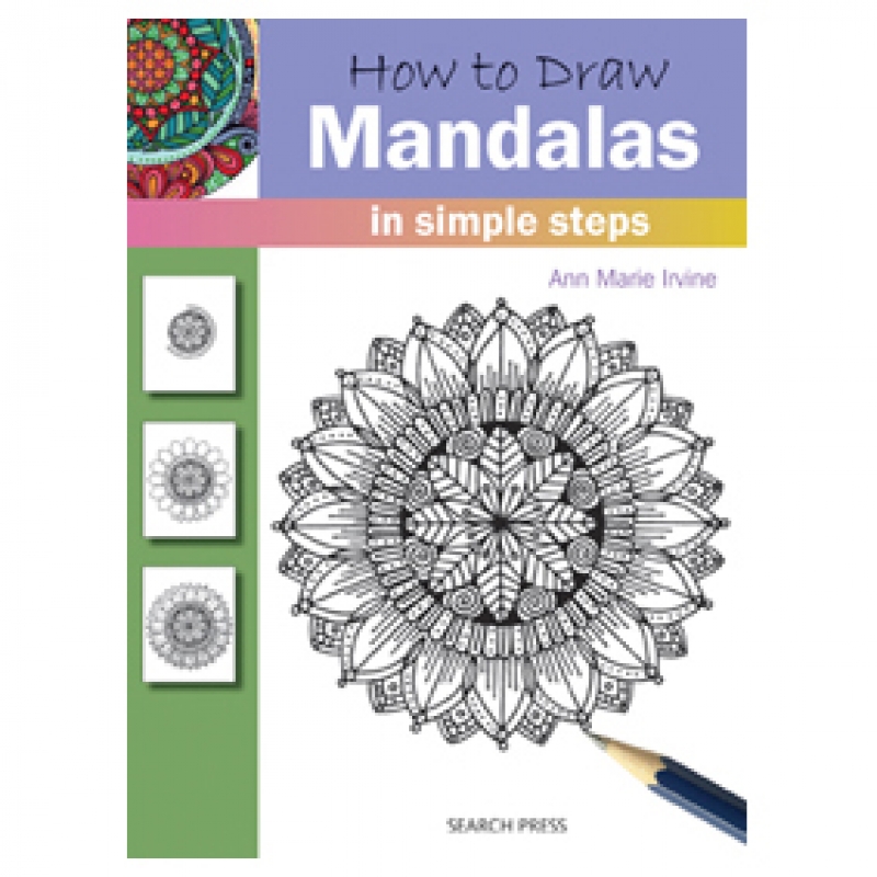 HOW TO DRAW MANDALAS BOOK NETT 15465 Jacksons Drawing Supplies